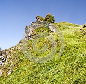Vrch Osnica v pohoří Malá Fatra na Slovensku