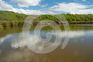 Oso Flaco Lake in Oceano Dunes, California. photo