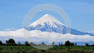 Osorno Volcano, LLanquihue Lake in Chile