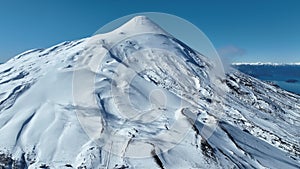 Osorno Volcano Of Puerto Montt In Los Lagos Chile.