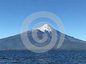Osorno Volcano in Region de Los Lagos Chile photo