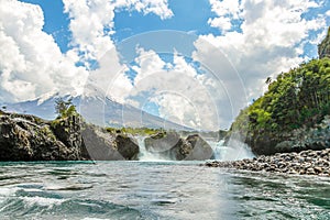 Osorno waterfall photo