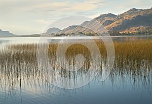 Osoyoos Lake Morning Light Reflection BC