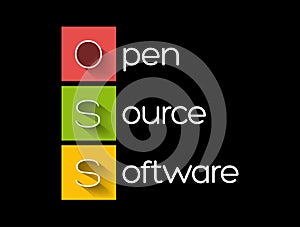 OSS - Open source software acronym