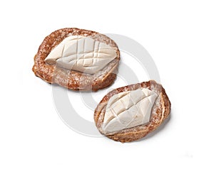 `Ossa di Morto` Cookies isolated on white