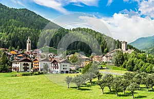 Ossana, Typical alps town in Trentino Italy