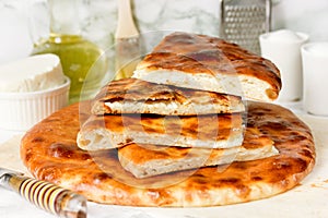Ossetian pie with cheese