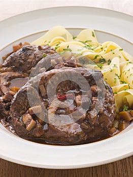 Osso Bucco alla Milanaise with Tagliatelle photo