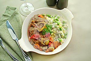 Osso Bucco And Rice