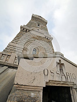 Ossuary Memorial for dead soldiers during the first world war photo