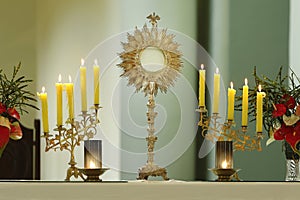 Ostensorial adoration in the catholic church