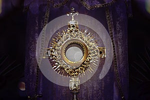 Ostensorial adoration in the catholic church - Holy Week