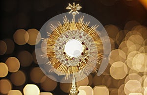 Blessed Sacrament adoration in the catholic church