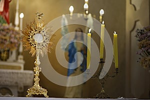 Ostensorial adoration in the catholic church