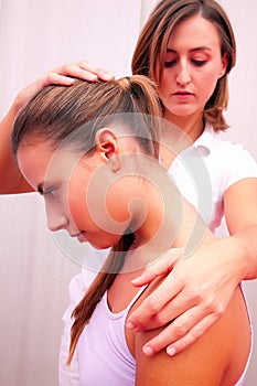 Osteopathic technical evaluation for cervical spine