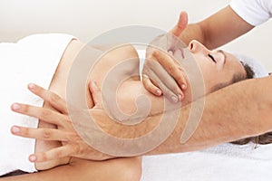 Osteopathy with cervical manipulation