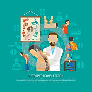 Osteopathy Design Concept photo