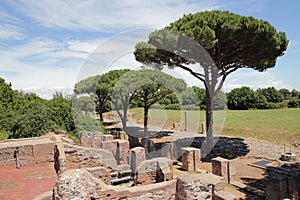 Ostia Antica ancient Roman town