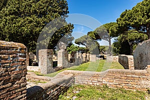 Ostia Antica Rome Italy - Ancient Roman buildings