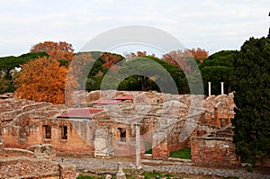 Ostia Antica ruins photo
