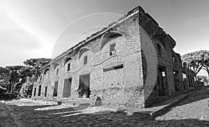 OSTIA ANTICA RUINS: DIANAâ€™S TENEMENT STRUCTURE (CASEGGIATO DI DIANA