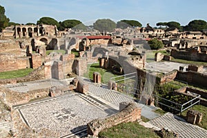 Ostia antica's ruins