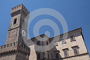 Ostra Marches, Italy at morning photo