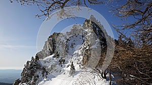 Ostra mountain in winter, Velka Fatra national park, Slovakia