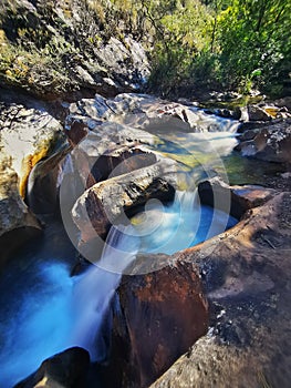 Ostra Waterfall, Casa Branca, Minas Gerais, Brazil.