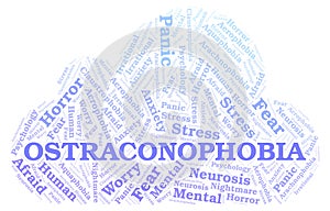 Ostraconophobia word cloud