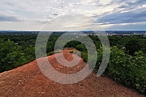 Ostrava coal city view from Ema hill