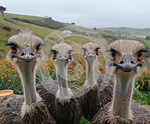 Ostrich are the largest flightless birds