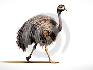 Ostriches are large flightless bird. They are the heaviest living birds. Generative AI