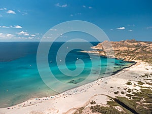 Ostriconi beach in Balagne region of Corsica