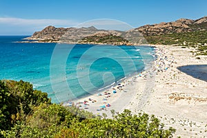 Ostriconi beach in Balagne region of Corsica