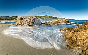 Ostriconi beach in north Corsica