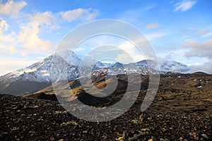 Ostriy Tolbachik volcano.