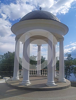 Ostrovsky`s Pavilion in Kostroma, Russia