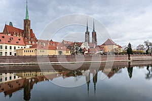 Ostrow Tumski in Wroclaw