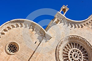 Ostuni cathedral, detail photo