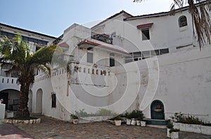 Osu Castle, also known as Christiansborg, the former house of the Ghanian president, in Accra, Ghana photo