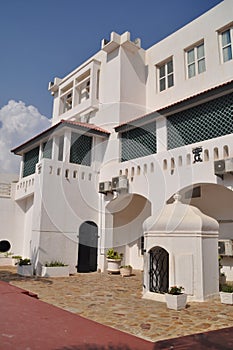 Osu Castle, also known as Christiansborg, the former house of the Ghanian president, in Accra, Ghana photo