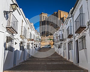 One the streets in the old town of Osuna photo