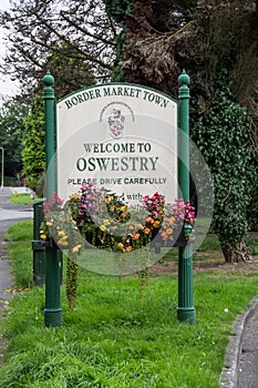 Oswestry Town Sign