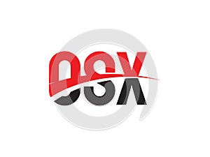 OSX Letter Initial Logo Design Vector Illustration photo