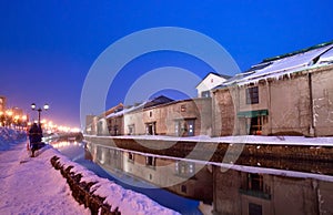 Otaru Canal in Winter