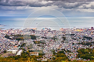 Otaru, Hokkaido, Japan Town Skyline photo