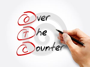 OTC - Over The Counter, acronym concept