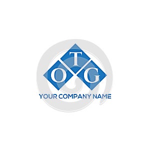 OTG letter logo design on white background. OTG creative initials letter logo concept. OTG letter design