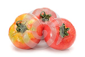 For other uses, see Tomato disambiguation. The tomato etymology and pronunciation is the edible, often red fruit/berry of the